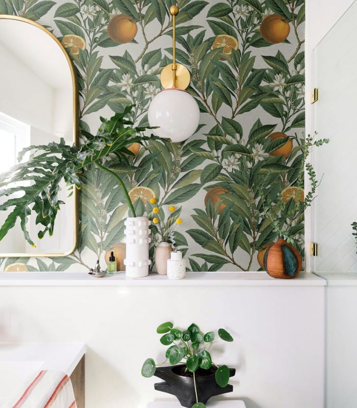 Mural drzewo pomarańczowe Wallcolors Orange Tree Life in Boho