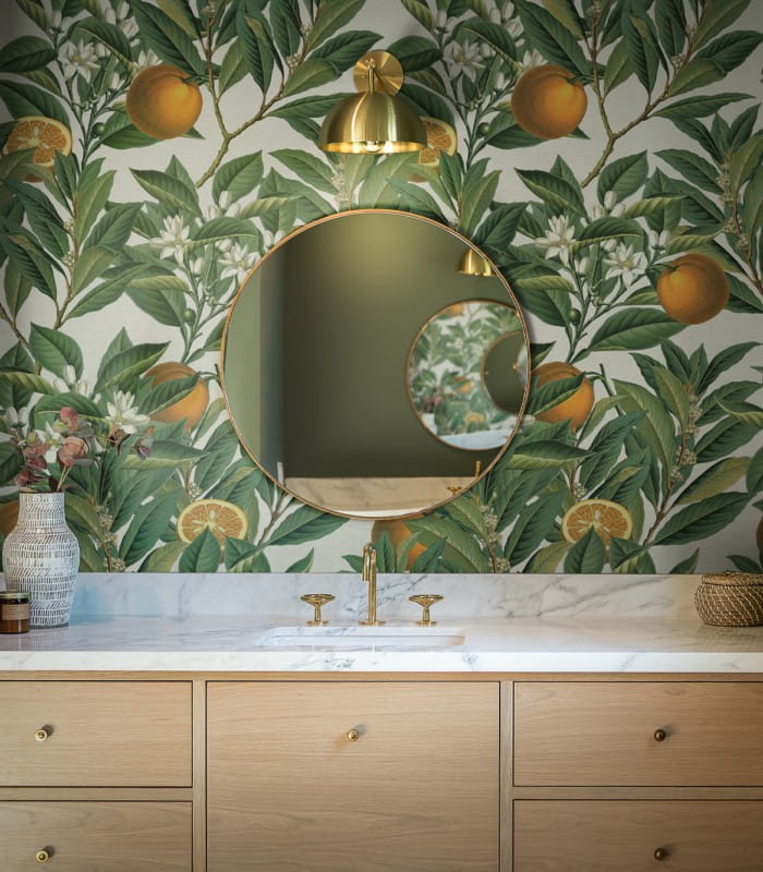 Mural drzewo pomarańczowe Wallcolors Orange Tree Life in Boho