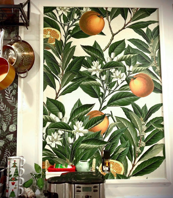 Mural drzewo pomarańczowe Wallcolors Orange Tree Life in Boho
