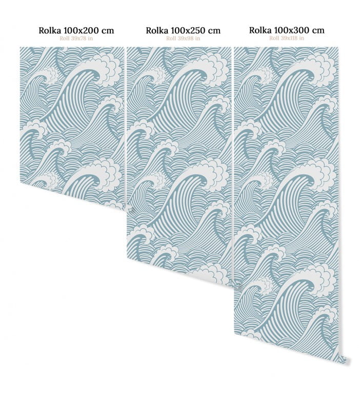 Mural morskie fale Wallcolors Waves Life in Boho