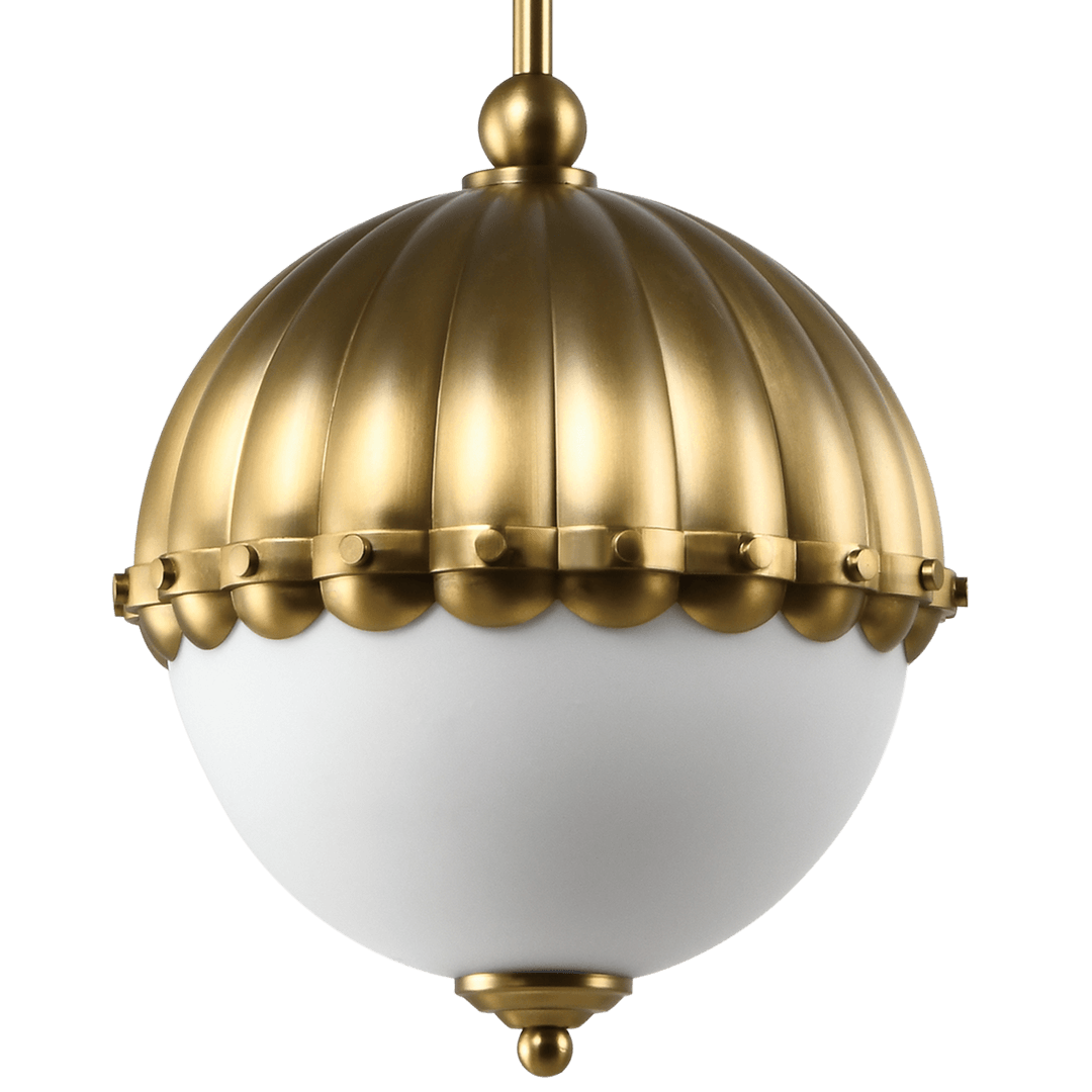 Lampa wisząca w stylu modern-classic złota Pralines P01220BR Cosmo Light