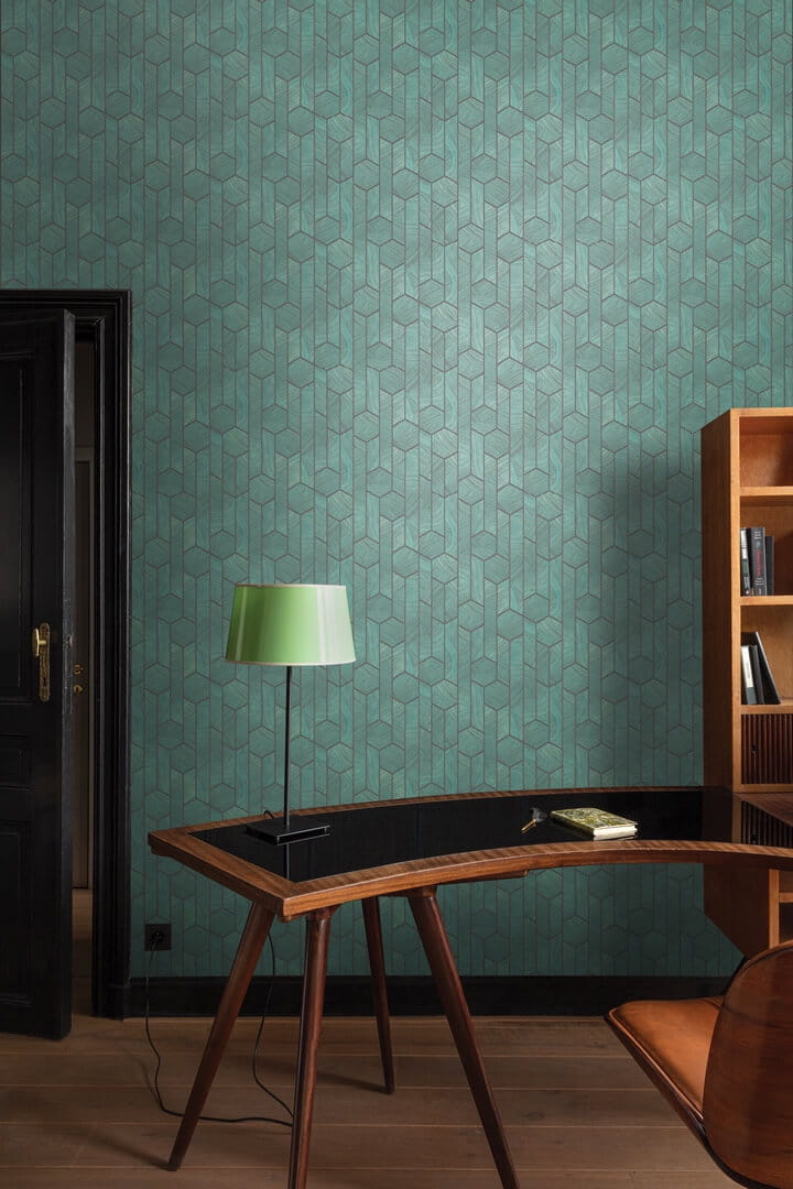 Tapeta geometryczna Khroma SUM104 Kantha Summer