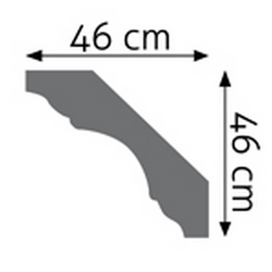 Listwa sufitowa LGG-07 Creativa wys. 4,6cm