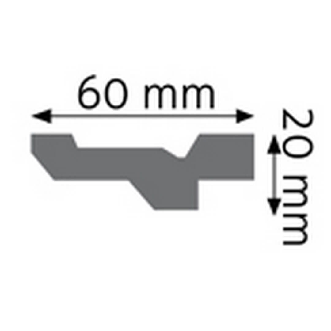 Listwa przysufitowa LGG-23 Creativa wys. 2cm