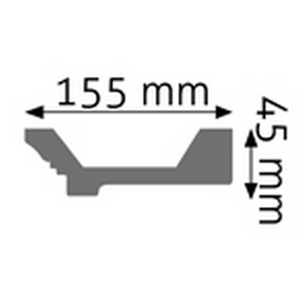 Listwa przysufitowa LGG-26 Creativa wys. 4,5cm