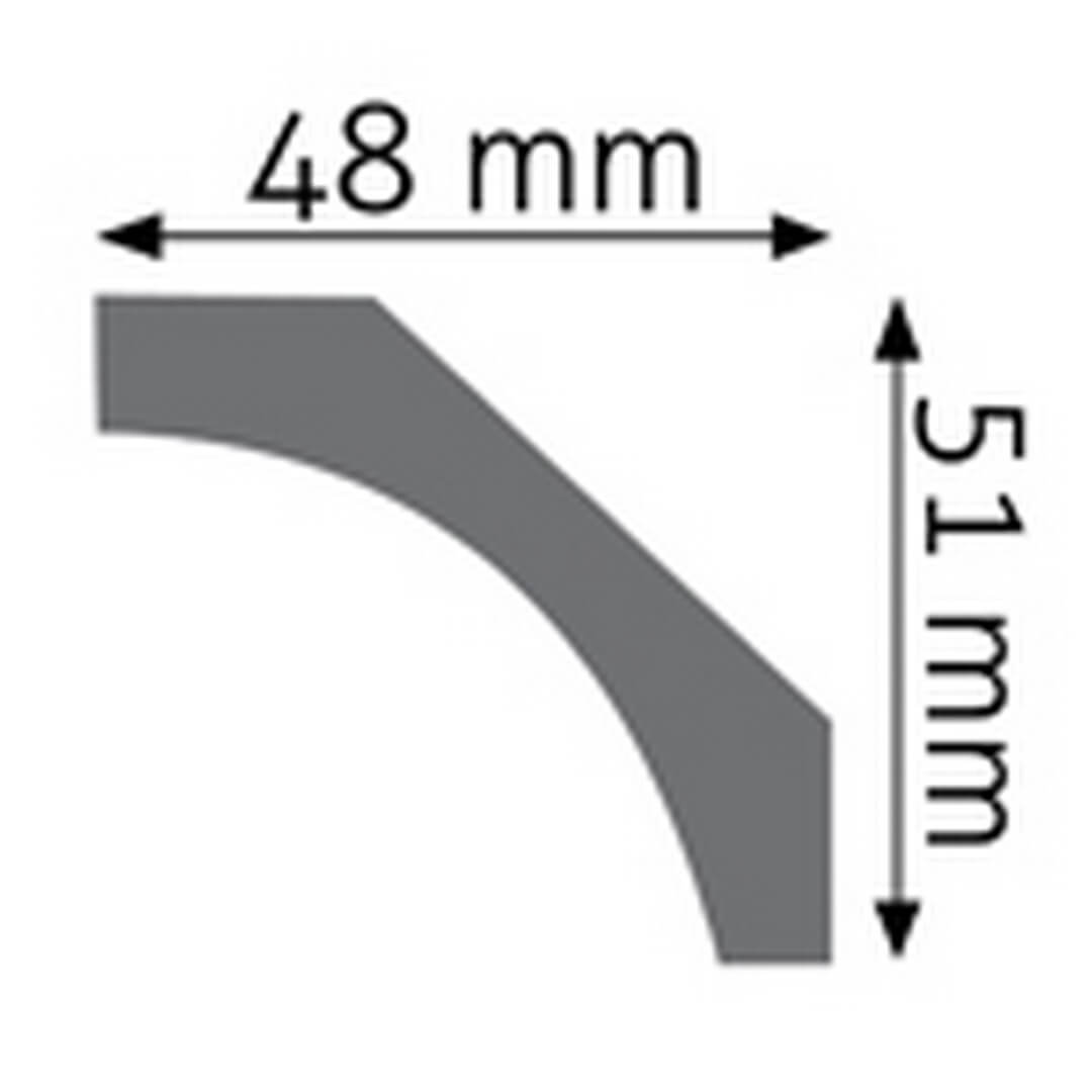 Listwa przysufitowa LGG-28 Creativa wys. 5,1cm