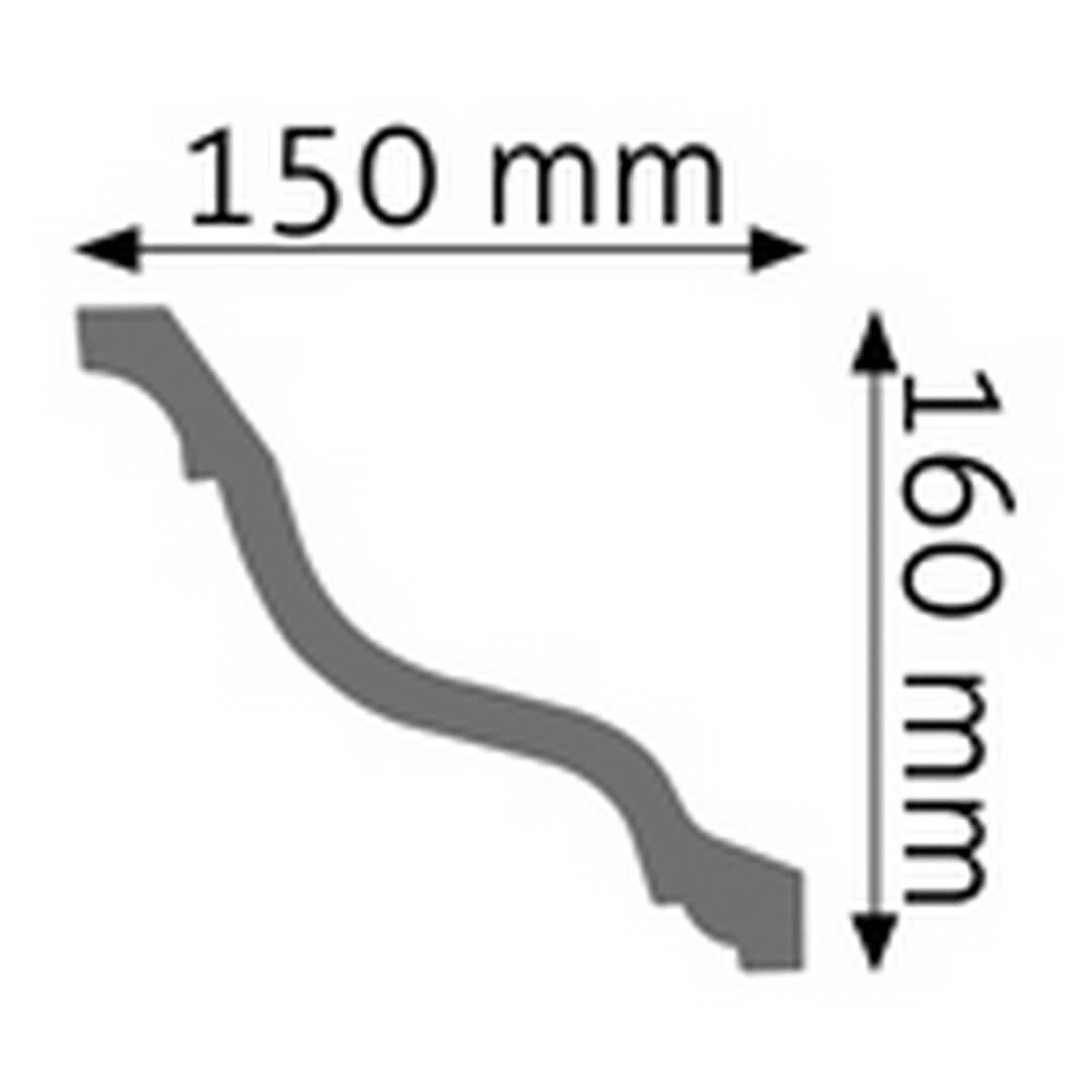 Listwa przysufitowa LGG-30 Creativa wys. 16cm