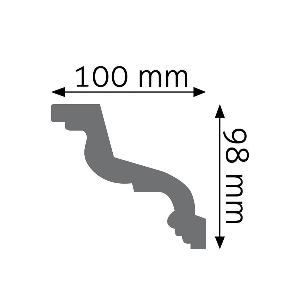 Listwa przysufitowa LGG-32 Creativa wys. 9,8cm