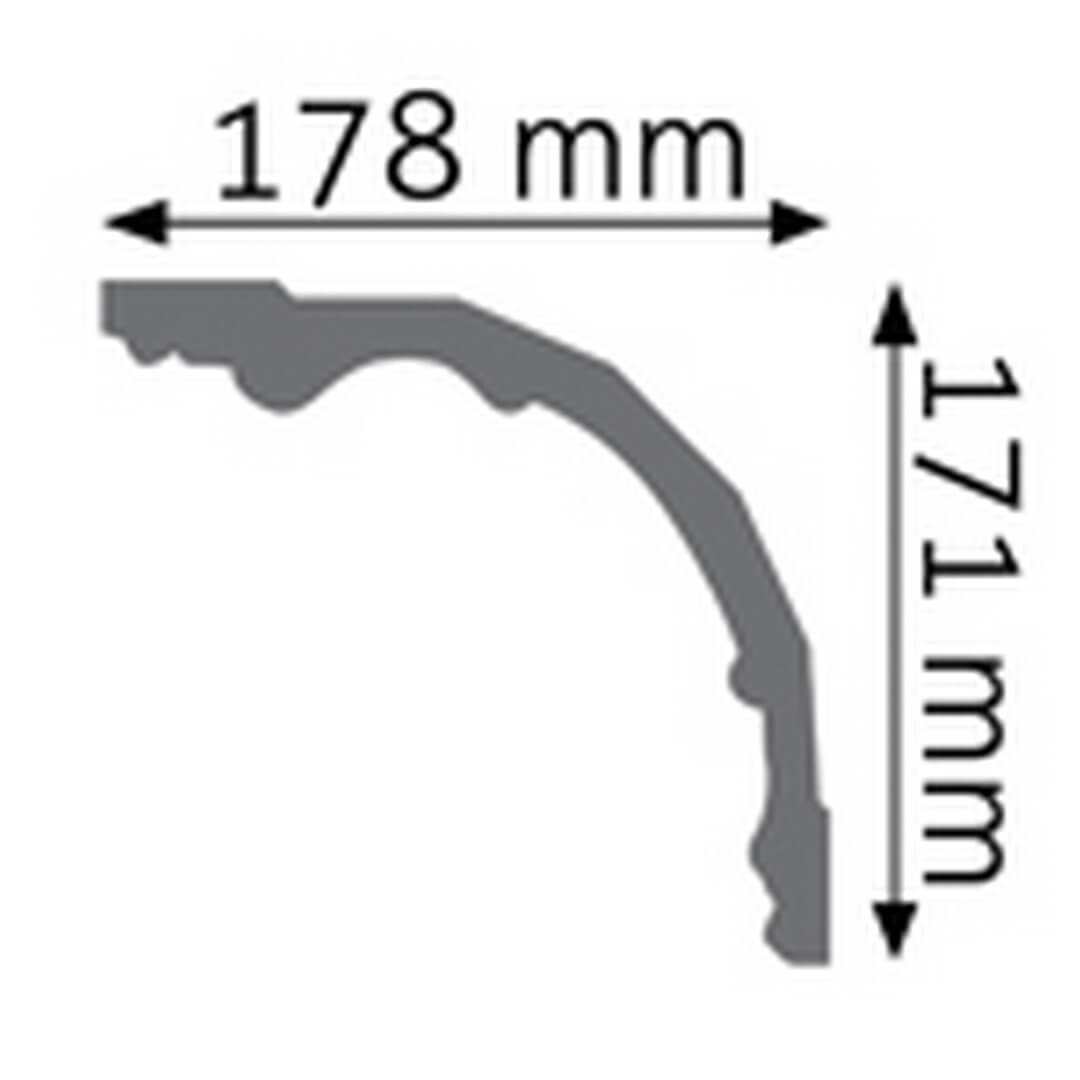 Listwa przysufitowa LGG-35 Creativa wys. 17,1cm