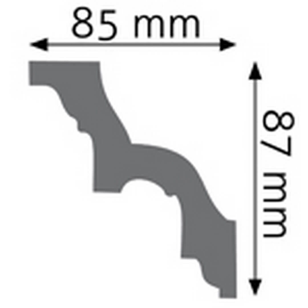 Listwa sufitowa zdobiona LGZ-01 Creativa wys. 8,7cm