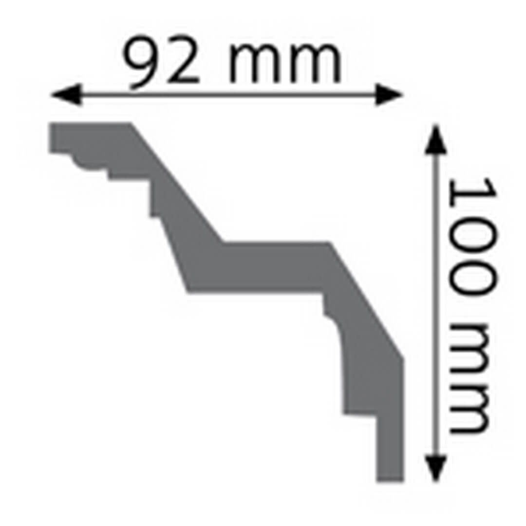 Listwa sufitowa zdobiona LGZ-03 Creativa wys. 10cm