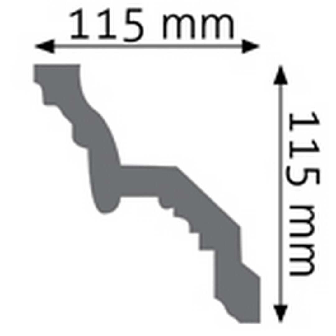 Listwa sufitowa zdobiona LGZ-06 Creativa wys. 11,5cm