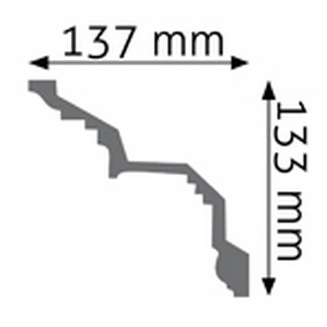 Listwa sufitowa zdobiona LGZ-07 Creativa wys. 13,3cm