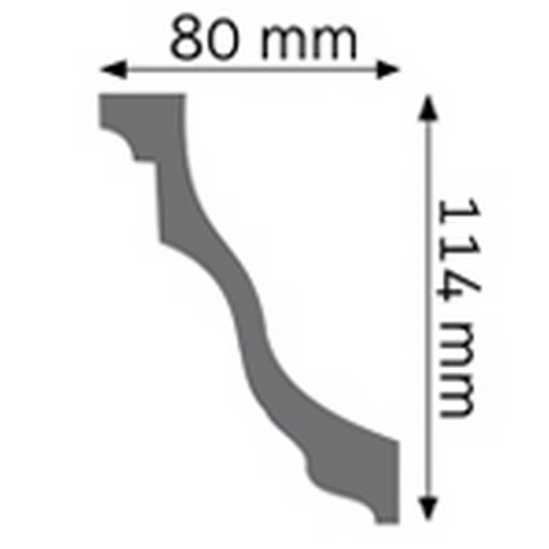 Listwa sufitowa zdobiona LGZ-10 Creativa wys. 11,4cm