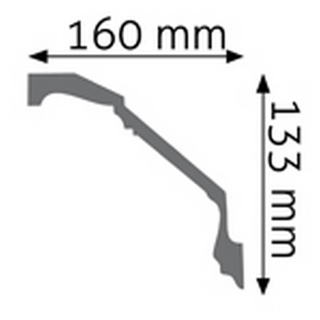 Listwa przysufitowa zdobiona LGZ-13 Creativa wys. 13,3cm