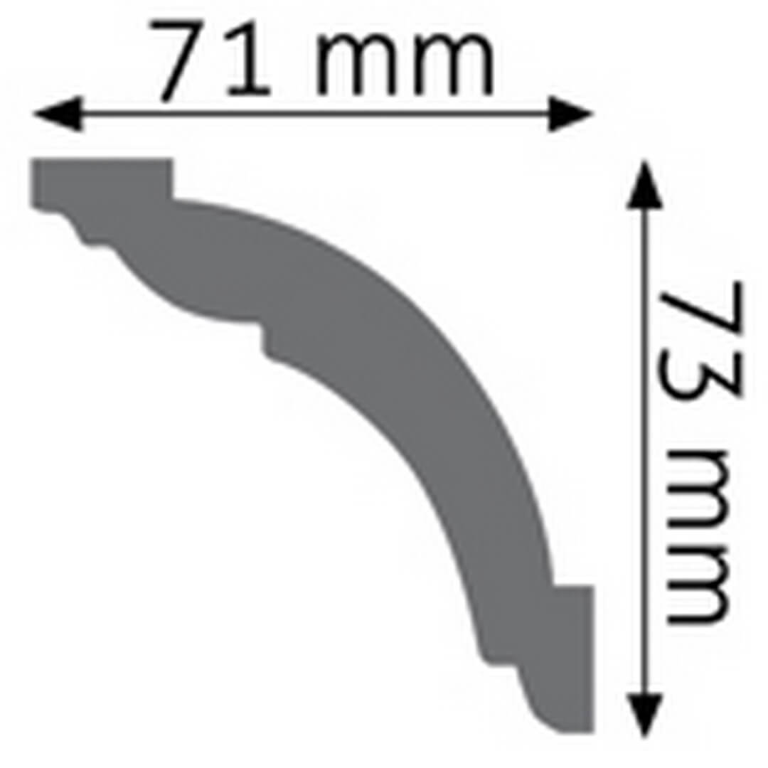 Listwa sufitowa LOC-05 Creativa wys. 7,3cm