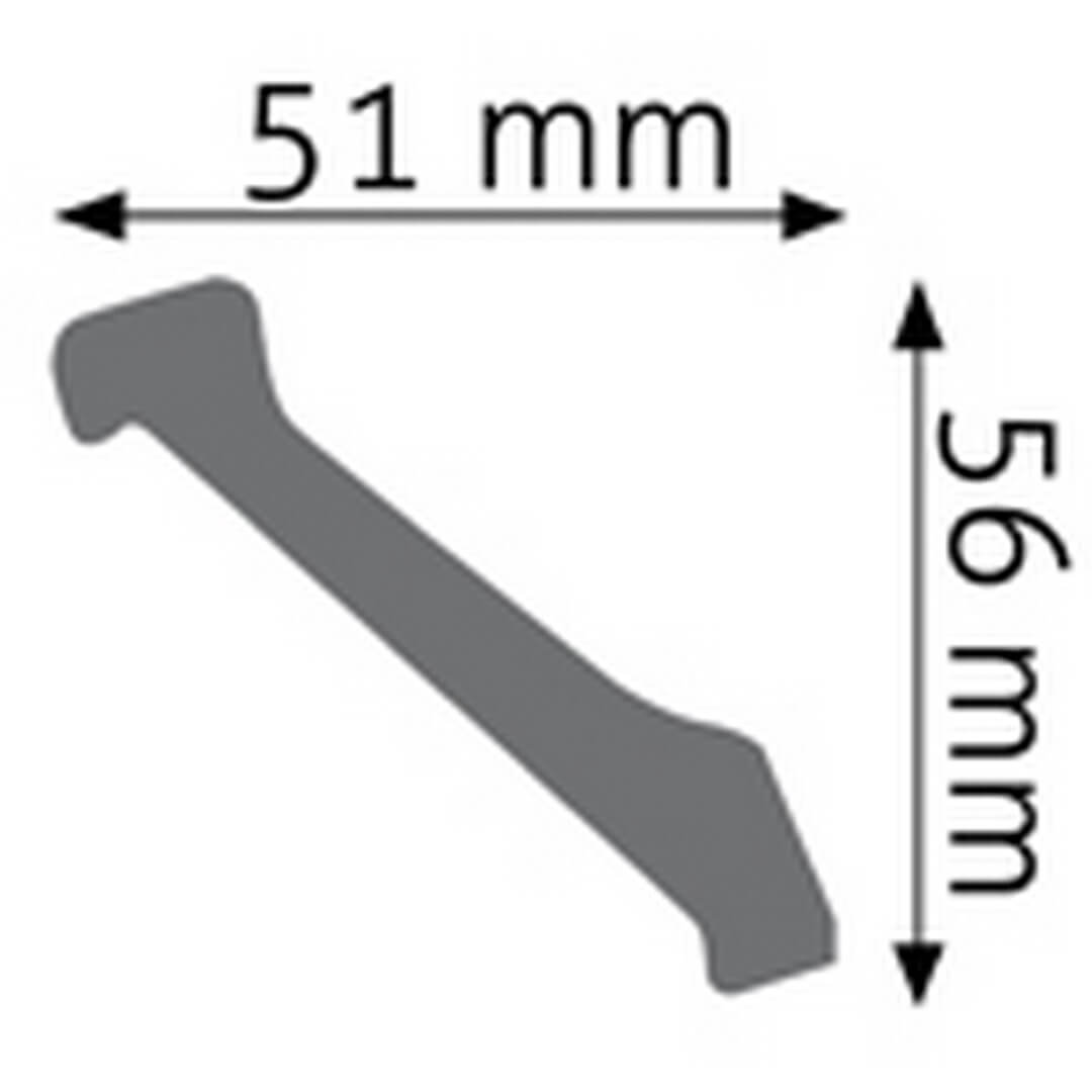 Listwa sufitowa LOC-06 Creativa wys. 5,6cm