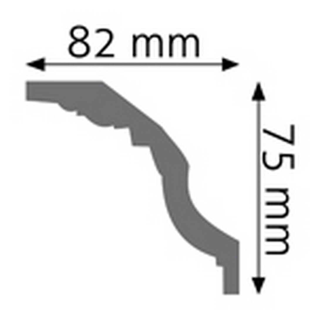 Listwa elastyczna sufitowa LGG-01F Flex Creativa wys. 7,5cm