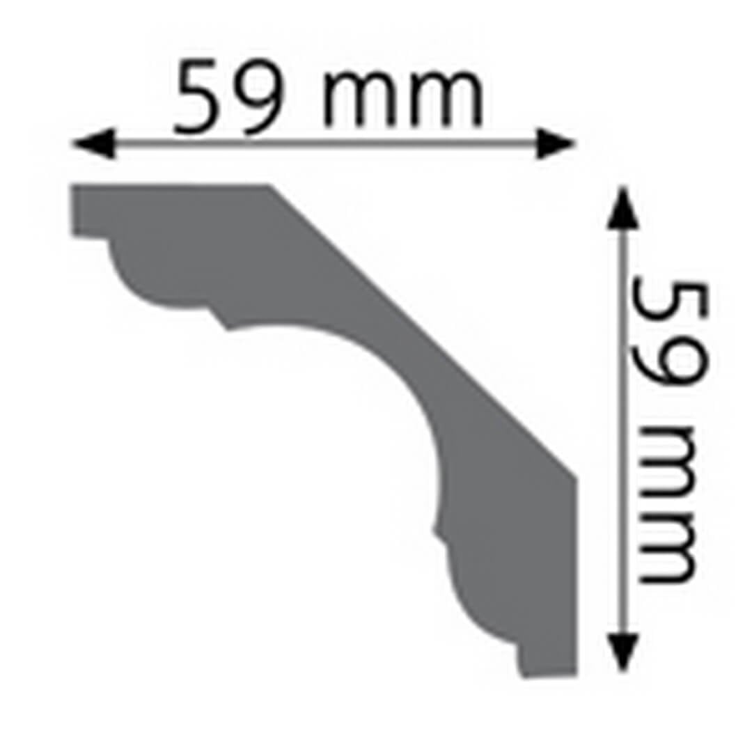 Listwa elastyczna sufitowa LGG-03F Flex Creativa wys. 5,9cm