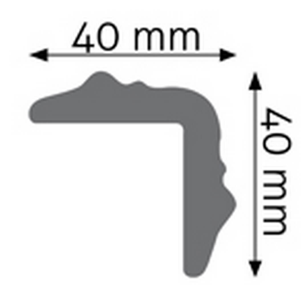 Listwa narożna LGG-37 Creativa wys. 4 cm