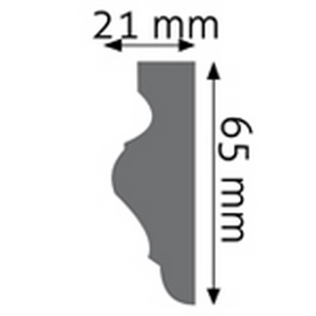Listwa ścienna LNG-02 Creativa wys. 6,5cm