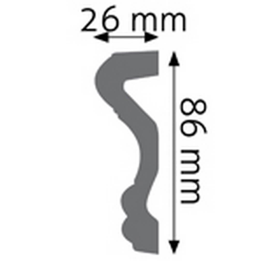 Listwa ścienna LNG-03 Creativa wys. 8,6cm