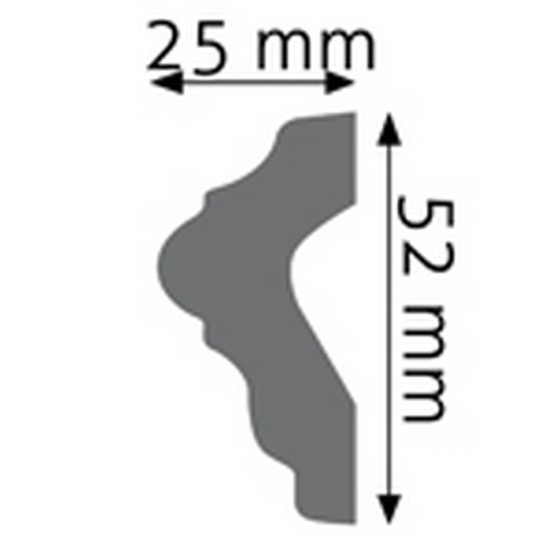 Listwa ścienna LNG-04 Creativa wys. 5,2cm