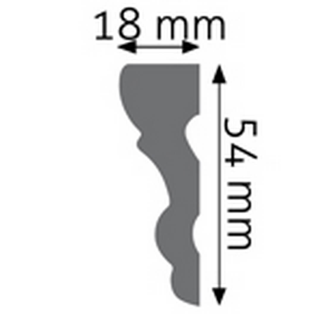 Listwa ścienna LNG-05 Creativa wys. 5,4cm