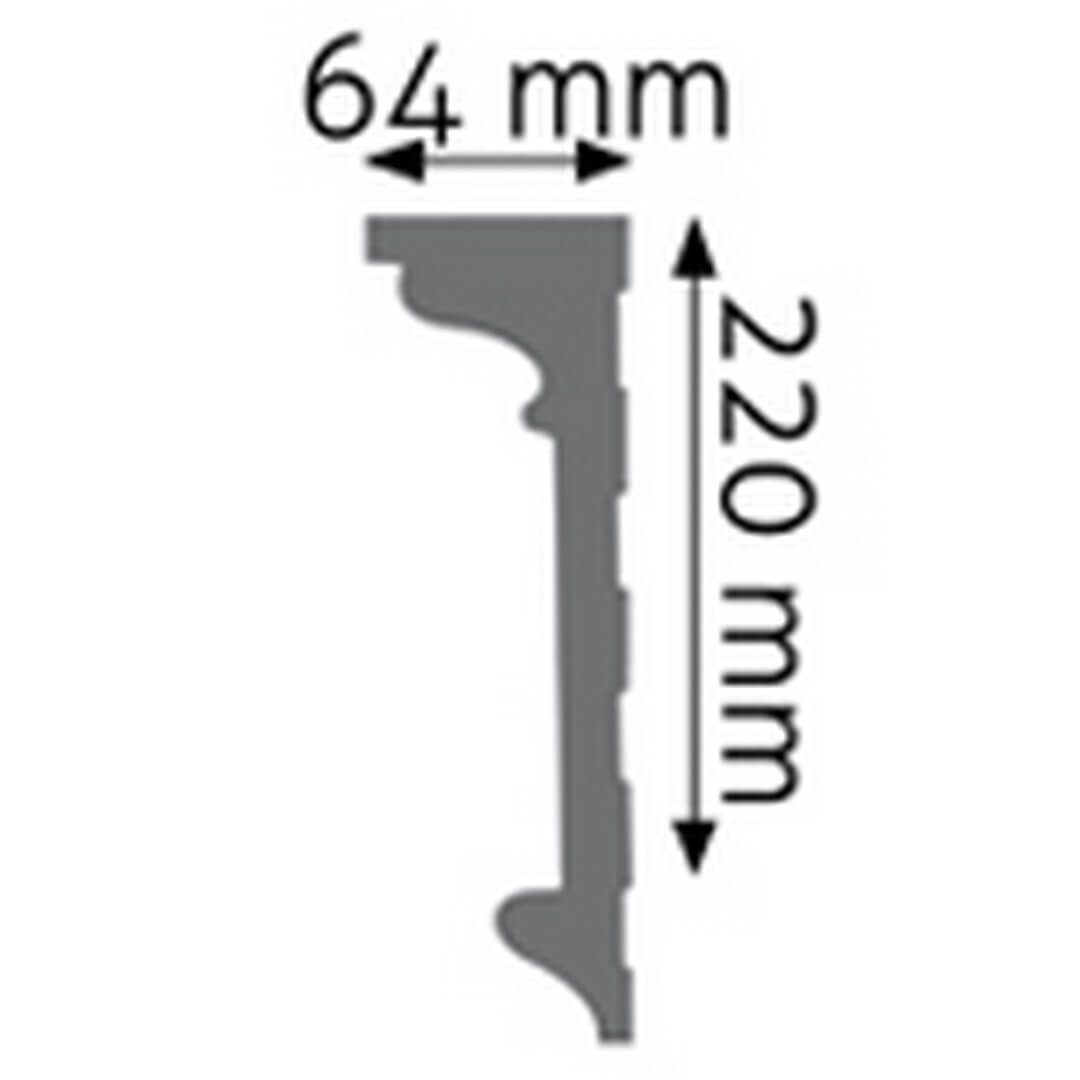 Listwa ścienna LNG-06 Creativa wys. 22cm