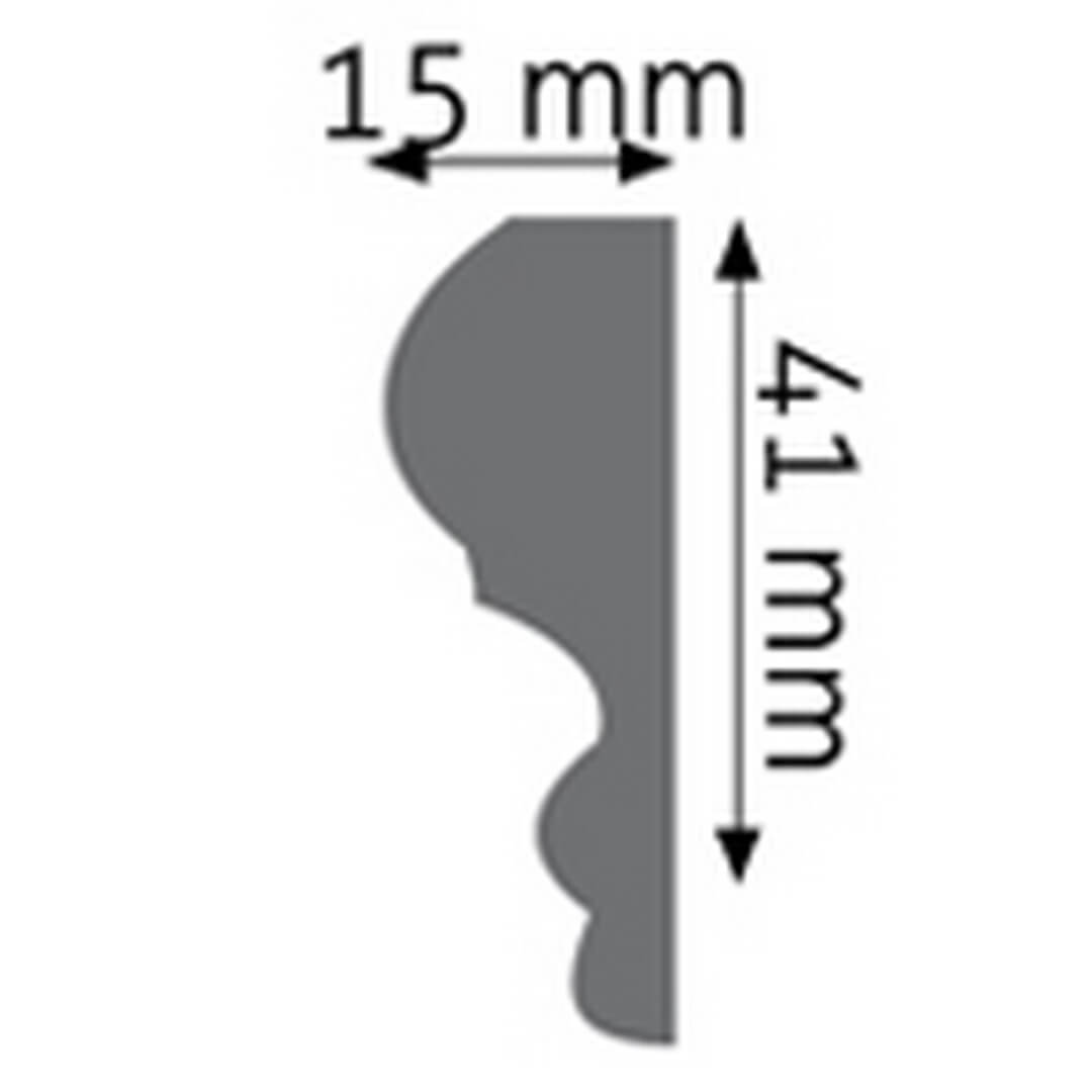 Listwa ścienna LNG-08 Creativa wys. 4,1cm