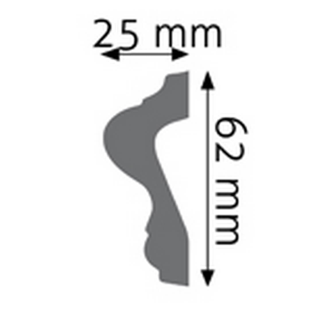 Listwa naścienna LNG-15 Creativa wys. 6,2cm