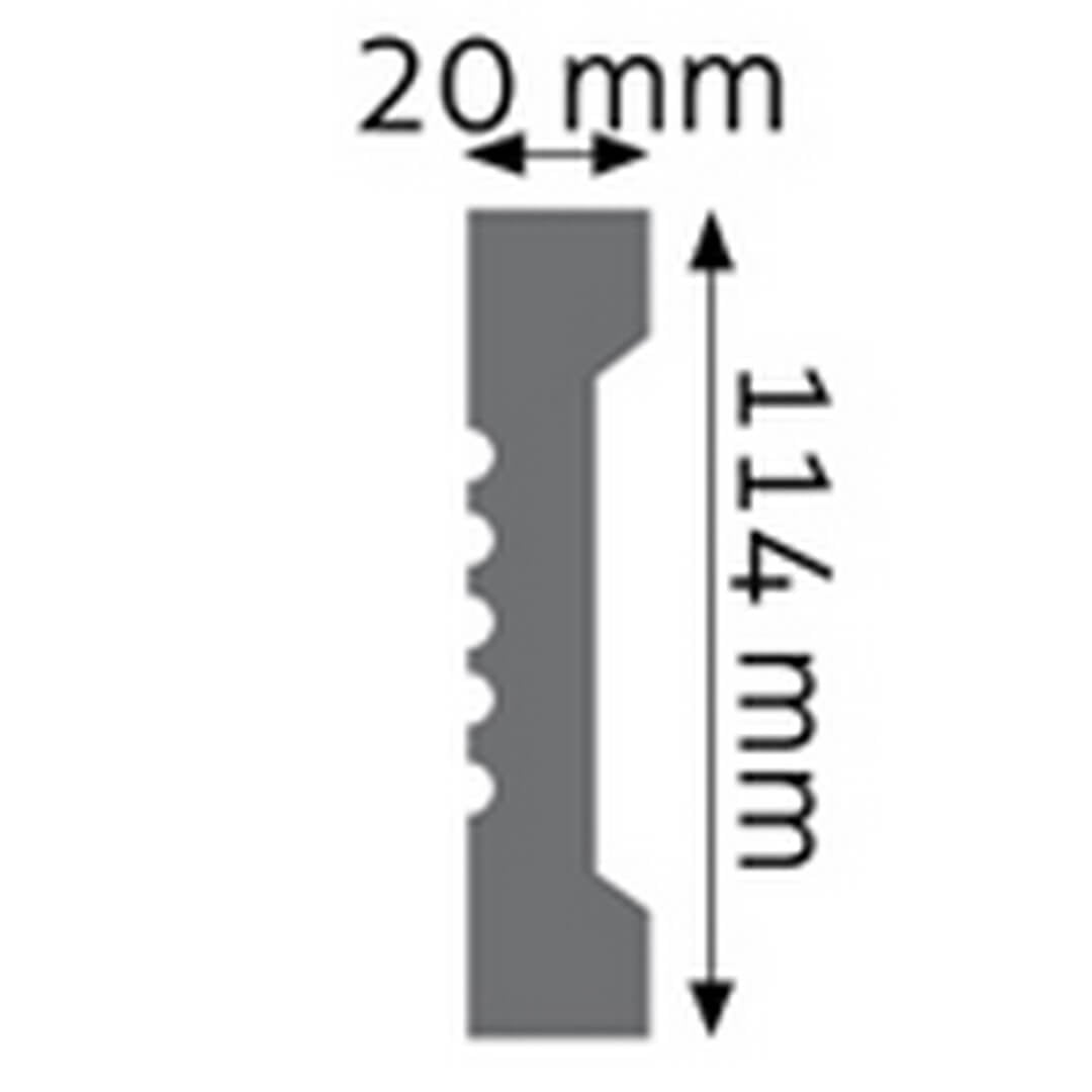 Listwa naścienna LNG-17 Creativa wys. 11,4cm