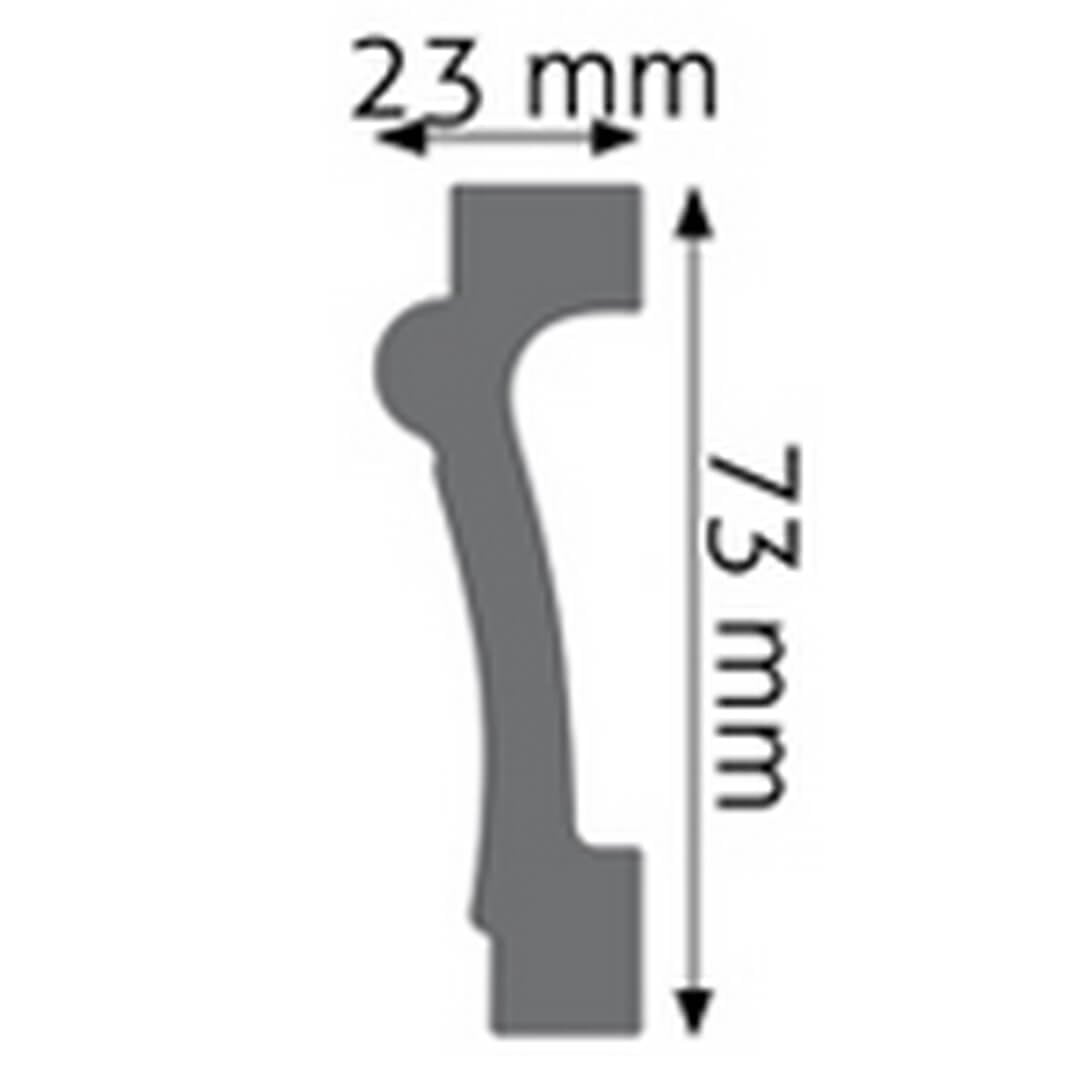 Listwa ścienna LPC-05 Creativa wys. 7,3cm