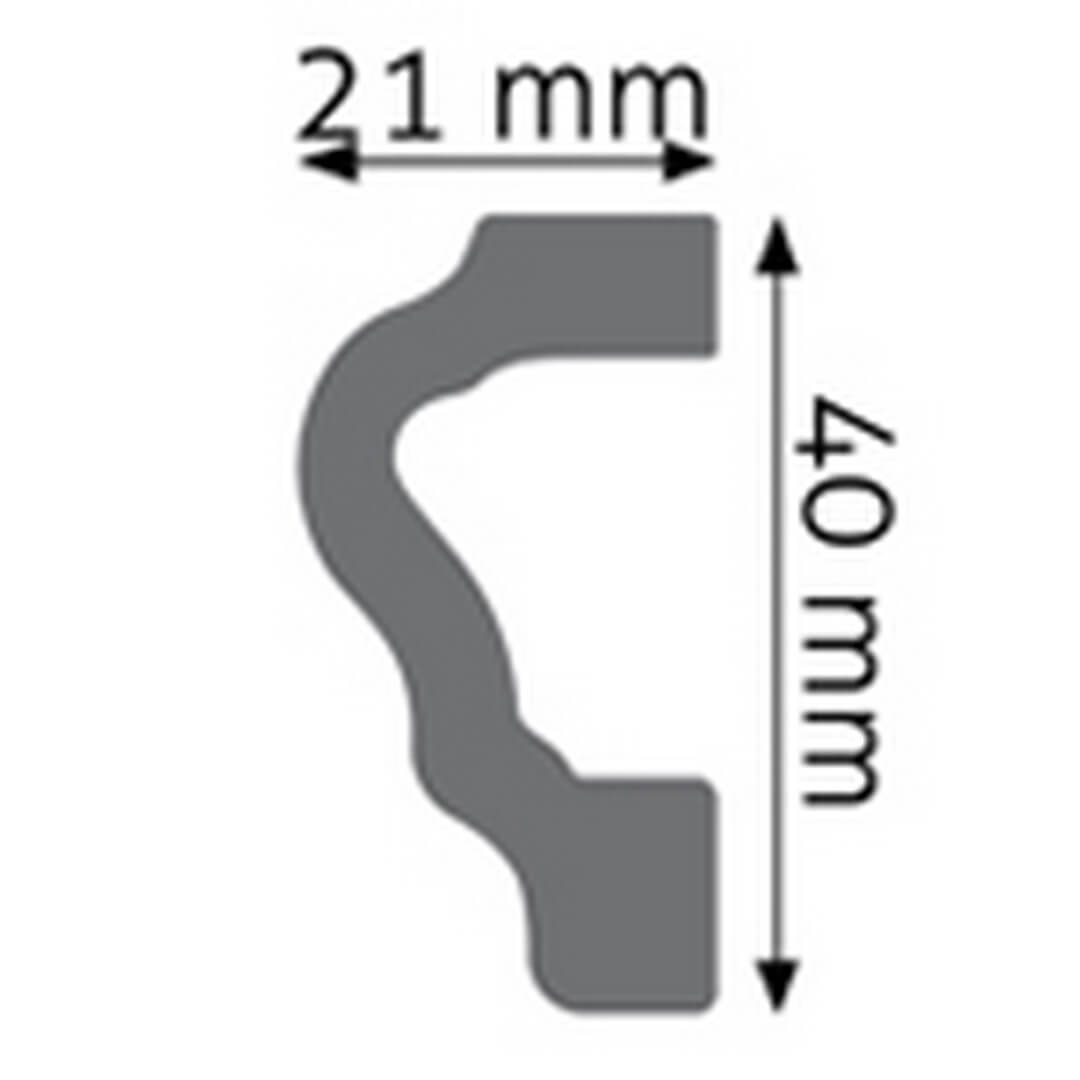 Listwa ścienna LPC-14 Creativa wys. 4cm