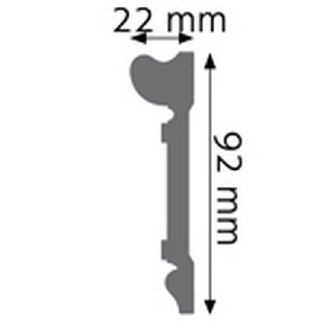 Listwa ścienna LPC-21 Creativa wys. 9,2cm