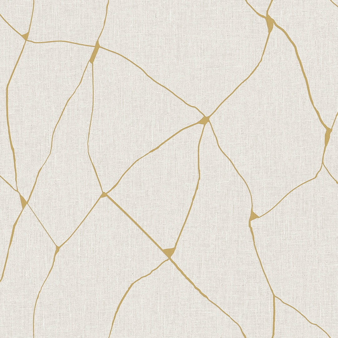 Tapeta nieregularne linie J&V 6713 Unito Kintsugi 191 Kintsugi