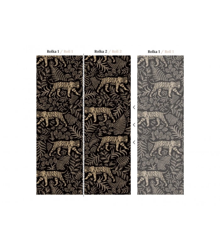 Mural tygrysy Wallcolors Camouflaged Tiger 6171 Medicine