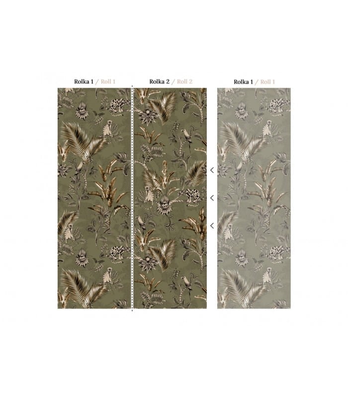 Mural egzotyczny Wallcolors Jungle Team Medicine