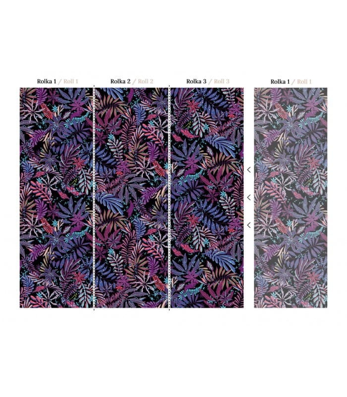 Mural liście Wallcolors Violet Leaves  Medicine
