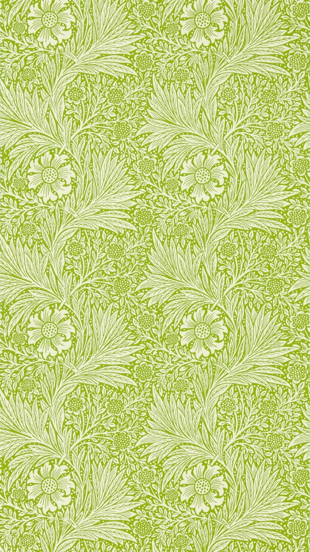 Tapeta roślinna aksamitki Morris & Co. 217090 Marigold Ben Pentreath The Cornubia Collection