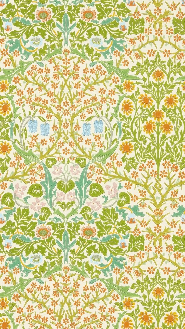 Tapeta roślinna Morris & Co. 217105 Blackthorn Ben Pentreath The Cornubia Collection