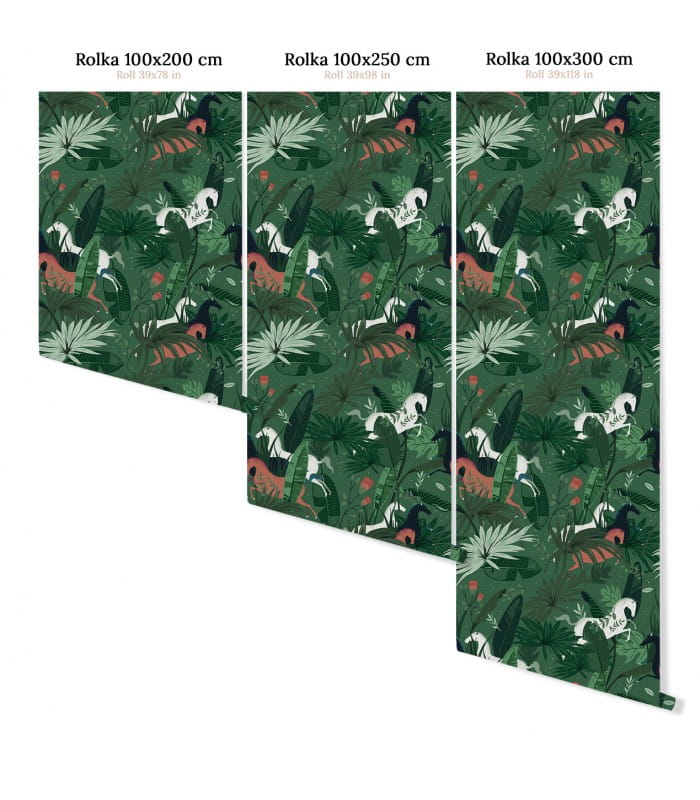 Mural konie Wallcolors Dream Horses Green Medicine