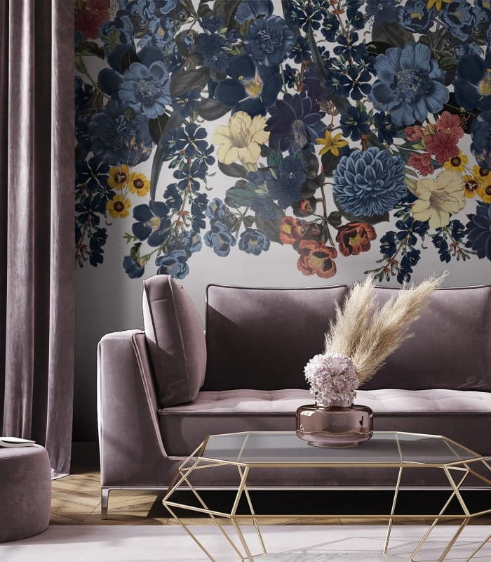 Mural duże kwiaty Wallcolors Flowery home wide Medicine