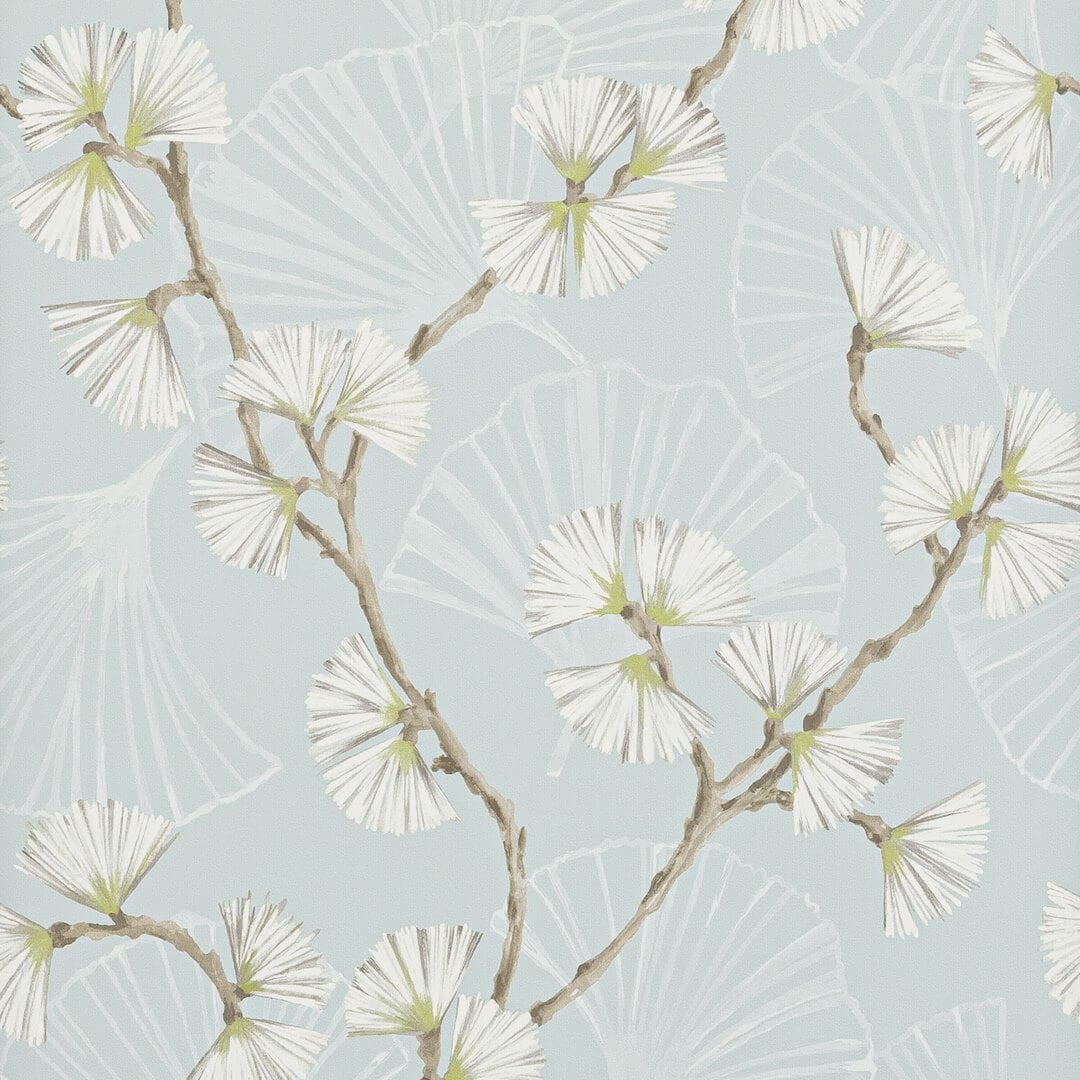 Tapeta kwiaty i gałęzie Jane Churchill J183W-03 Snow Flower Atmosphere VI