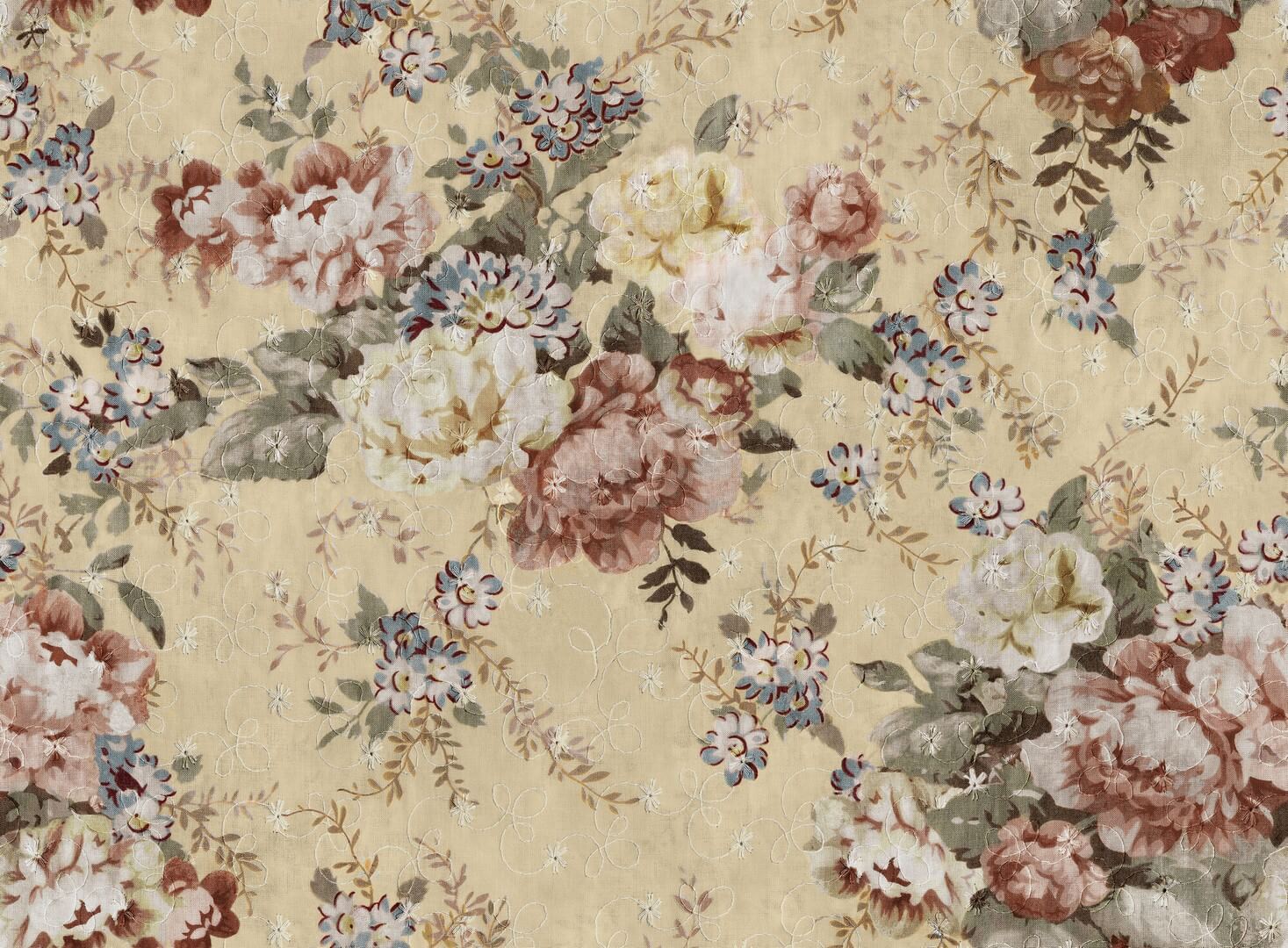 Mural kwiaty vintage Boras Tapeter Studio Blossom ll 9401W