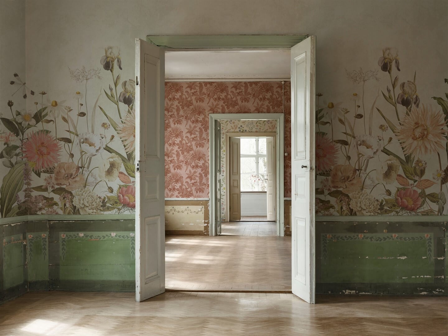 Mural kwiaty Boras Tapeter Studio Dahlia 9418W