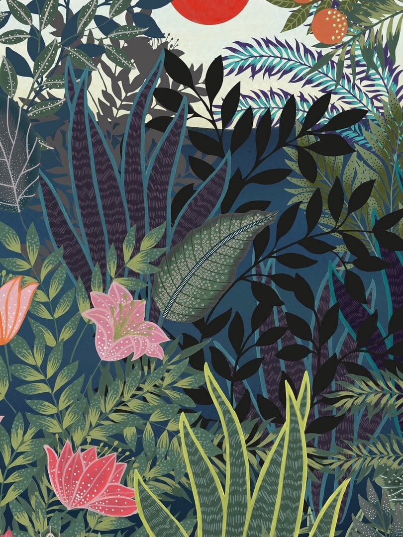 Mural tropikalna roślinność Boras Tapeter Studio Jungle Wall 9425W