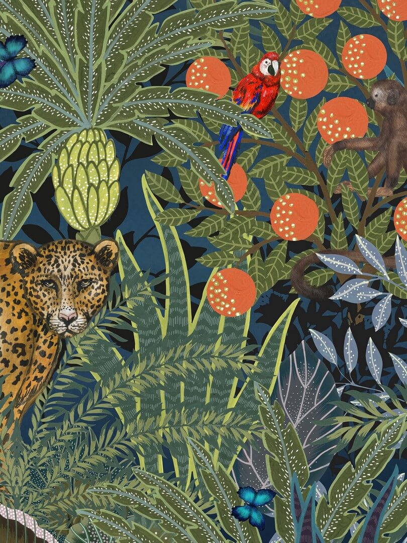 Mural dżungla Boras Tapeter Studio Jungle Wall Animal 9426W