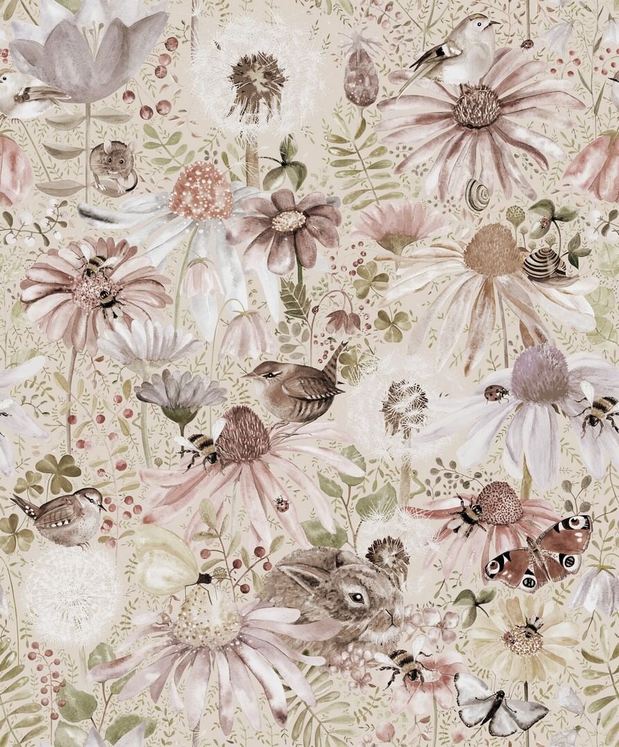 Mural łąka i zwierzęta Boras Tapeter Studio Meadow 9434W