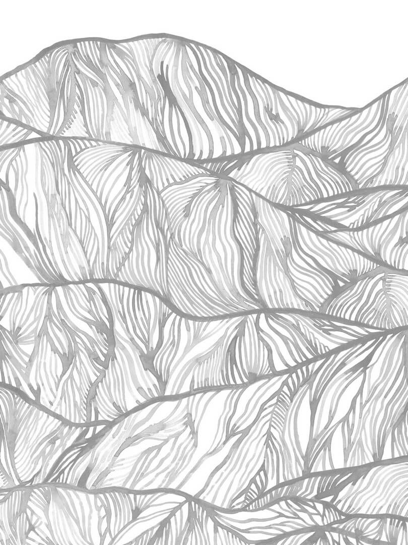 Mural abstrakcyjne pasmo górskie Boras Tapeter Studio Mountain 9464W